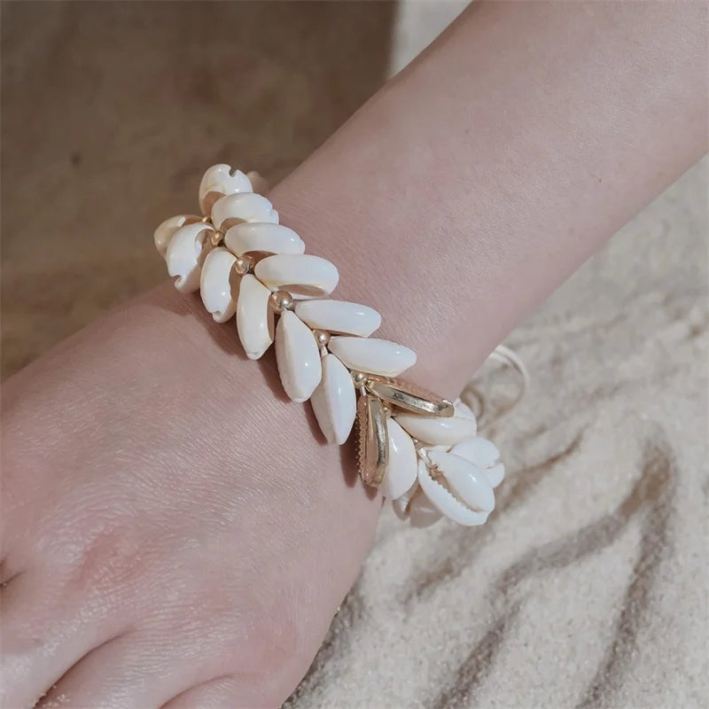 Classic Shell Bracelet Bohemian Style States Fashion Braided Anklet Cross-border Accessories Wholesale 159
